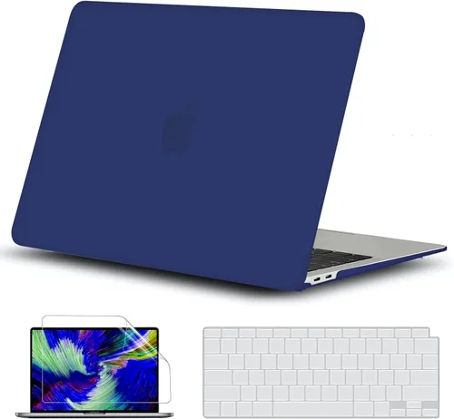 Miniatura 29 de GVTECH Funda para MacBook Air de 13 pulgadas (2010-2017) A1369 A1466 carcasa rígida de plástico, carcasa negra