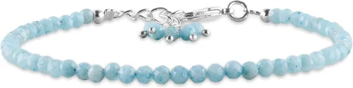 Miniatura 41 de Natural Gemstone Micro Round Beads Dainty Choker Bangle Bracelet, Handmade Jewelry for Women, Healing Chakra Crystals Silver Plated Chain 8 inch