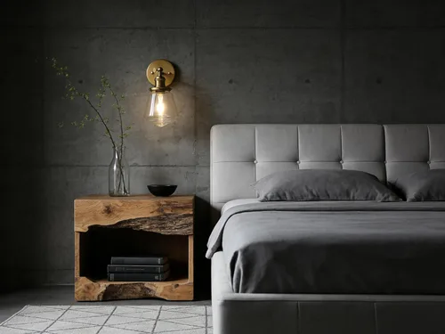 Miniatura 3 de Phansthy Lámpara de pared industrial, lámpara de pared ajustable de 180 grados, lámpara de pared con pantalla de vidrio, iluminación decorativa