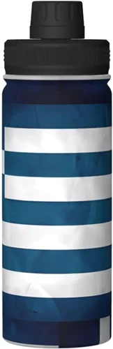 Miniatura 9 de Greek Flag Insulated Stainless Steel Kettle Print Funny Water Bottle Insulated Ideal for Sports and Travel