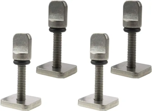 Miniatura 5 de AQUBONA Tornillo de aleta, acero inoxidable sin herramientas, accesorios de surf, tornillo de aleta y placa, 2/4 piezas SUP tornillo de aleta
