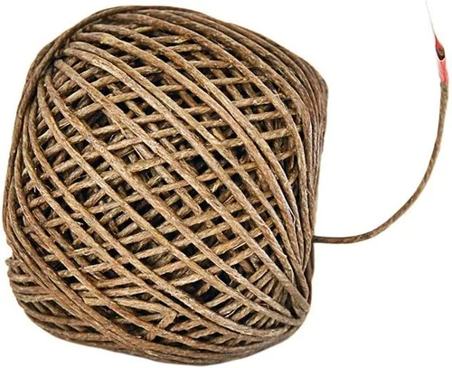 Miniatura 3 de RAW Carrete de hilo de cáñamo - fibra natural de cáñamo y cera de abejas - 100 pies