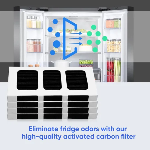 Miniatura 6 de Paquete de 4 filtros de aire de repuesto para refrigerador compatibles con Pureair Ultra 2 Frigidaire, Pure Air Ultra 2, Pureair Ultra ii