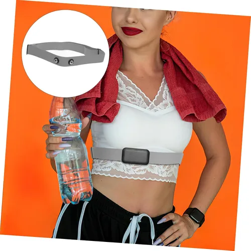 Miniatura 9 de KOMBIUDA Monitor de pecho correa elástica cómoda reemplazo suave tela deportes al aire libre fitness monitor