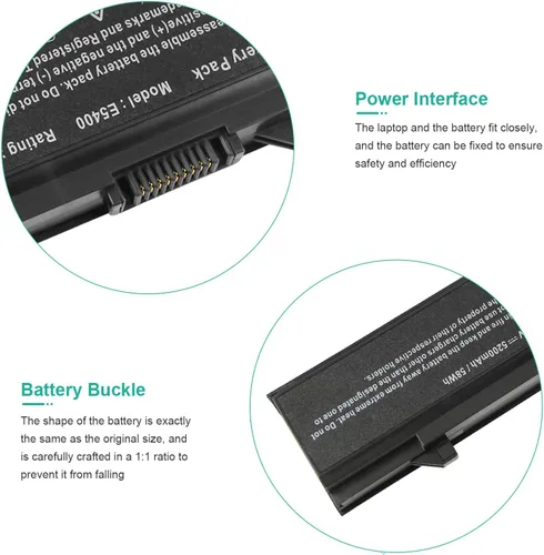 Miniatura 3 de Fancy Buying Batería para portátil Dell Latitude E5400 E5410 E5500 E5510 KM742 KM769 RM656 T749D
