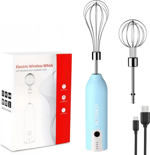 Miniatura 2 de Batidor de huevos, batería recargable de control inalámbrico eléctrico de múltiples velocidades, batidor de globos para huevos, crema de batido