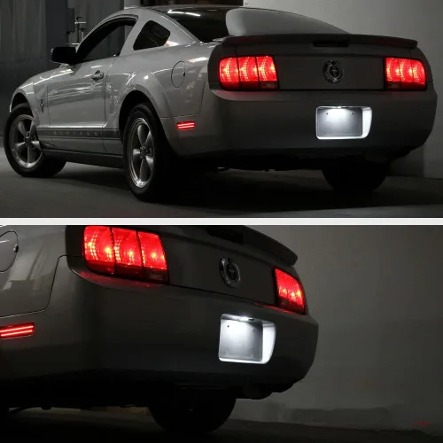 Miniatura 6 de Lámpara LED completa para matrícula, lámpara de repuesto, resistente al agua, para Ford Mustang 2005, 2006, 2007, 2008, 2009, 6000 K, diamante
