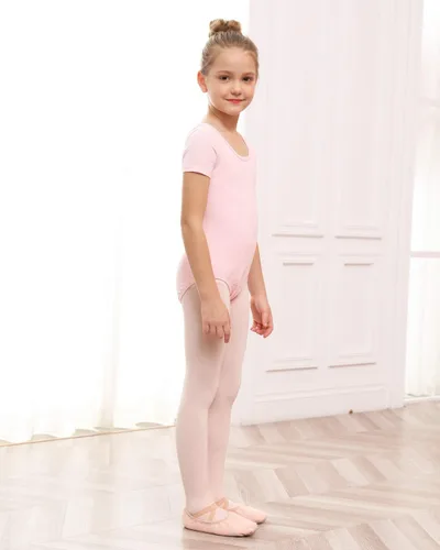 Miniatura 6 de Stelle Leotardo de ballet para niñas, trajes de gimnasia con lazo en la espalda