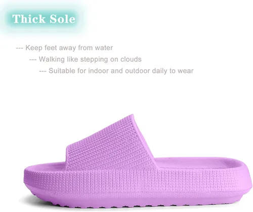 Miniatura 2 de Orthoshoes Sandalias de nube para niños y niñas, cómodas, con suela gruesa, antideslizantes, para ducha, baño, zapatos de playa de verano para niños