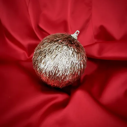 Juego de 3 bolas de Navidad, adornos de lujo para el árbol de Navidad, decoraciones únicas para colgar, decoraciones inastillables de Navidad, color