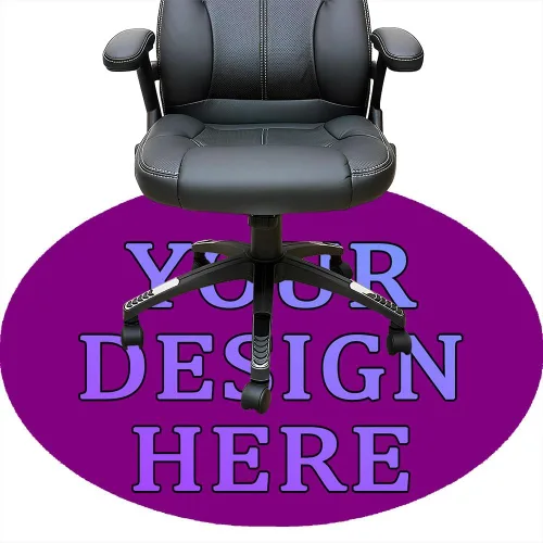 Miniatura 70 de Tapete redondo personalizado para silla de escritorio de oficina, diseño de tu propio logotipo de foto, texto, alfombrillas circulares
