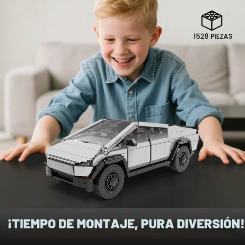 Miniatura 7 de Set de Construcción de Coche Iluminado, 1:14 Camión Todo Terreno Urbano de Construcción de Juguete con Luces, Bloque de Construcción STEM