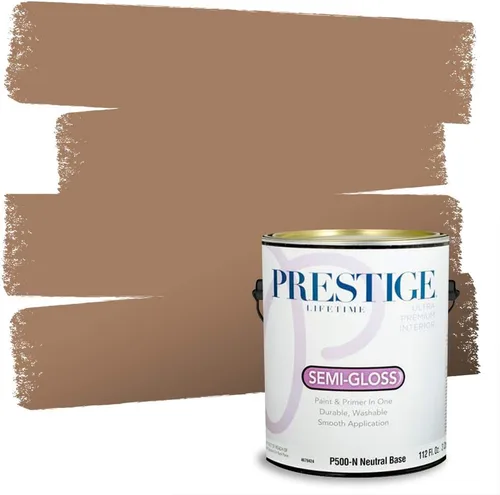 Miniatura 52 de PRESTIGE Pintura exterior e imprimación en uno, bronceado Aberdeen, plano, 1 galón