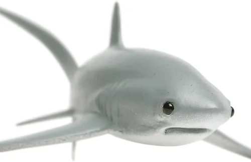 Miniatura 4 de Safari Ltd - Figura de tiburón trillador realista de 6.75 pulgadas, juguete educativo para niños, niñas y niños a partir de 3 años
