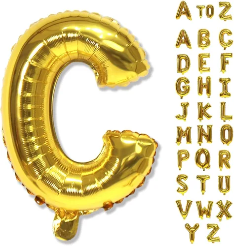 Miniatura 205 de Globo dorado champán con el número 5, globos de aluminio autoinflables grandes de 40 pulgadas del 0 al 9, globo de helio digital 5 dorado claro