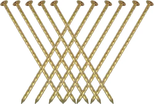 Miniatura 8 de Estacas de césped artificial galvanizadas, picos de paisaje en espiral de metal para bordes de pavimentación, 60 unidades, para exteriores, 60 Piezas
