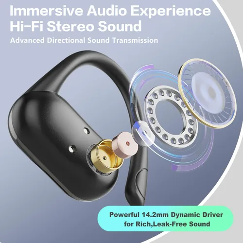 Miniatura 4 de Auriculares de traducción AI en tiempo real, 144 traductores de idiomas auriculares auriculares, traductores de inglés 3 en 1, auriculares