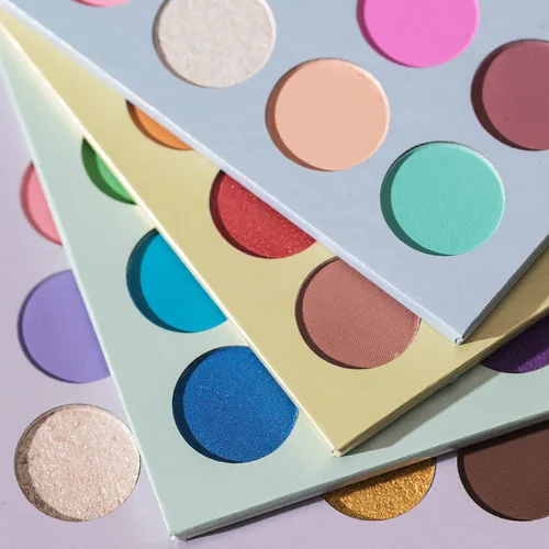 Miniatura 6 de Paleta de sombra de ojos de maquillaje para cara completa, 64 colores pigmentados, sombra de ojos para ojos, brillo mate vegano colorido 4 tonos en 1