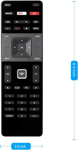 Miniatura 5 de XRT122 Reemplazo remoto para Vizio TV D43f-E2 D32f-E1 D39f-E1 D43f-E1 D48f-E0 D50f-E1 D55f-E0 D55f-E2 E40C2 E65x-C2 E55-C2 D48-D48-D48-D0 E55 -C1