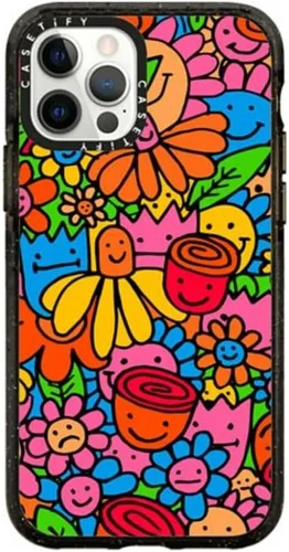 Miniatura 34 de CASETiFY Impact - Funda para iPhone 12 y iPhone 12 Pro, Bearly Awake, color negro transparente
