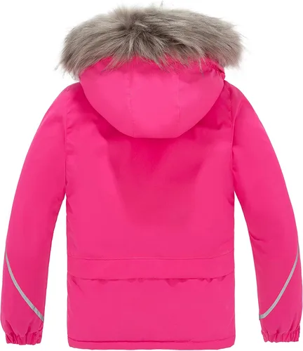 Miniatura 2 de Wantdo Chaquetas de snowboard para niña, impermeables, de forro polar, para invierno, resistente al viento