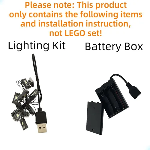 Miniatura 3 de GEAMENT Kit de luces LED compatible con Lego Iron Man Armory - Juego de iluminación para modelo de construcción 76216 (juego de modelos no incluidos)