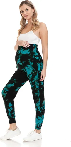Miniatura 113 de Leggings Depot Pantalones de maternidad para mujer, sobre el vientre, pantalones deportivos casuales para descansar