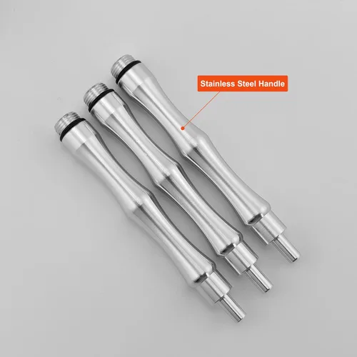 Miniatura 6 de Elitzia 9 puntas 3 varitas calidad diamante dermoabrasión reemplazos eliminar arrugas puntos negros líneas finas ETL06C (acero inoxidable)