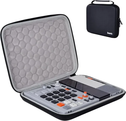 Miniatura 11 de Bolsa de transporte para controlador MIDI Banworks de poliuretano con carcasa rígida, ajuste personalizado para Ableton Push 3