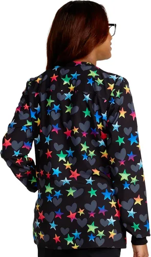 Miniatura 5 de Cherokee Impresiones Mujeres Calentamiento Scrubs Chaqueta Snap Front CK321