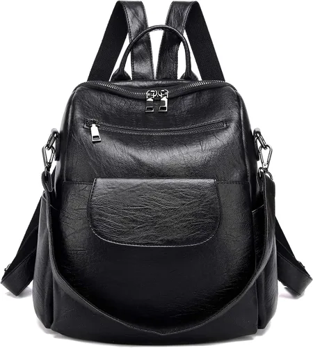Mochila de moda para mujer, impermeable, bolsa de viaje, bolsa de hombro convertible para mujer