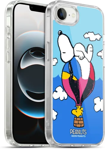 Miniatura 209 de Head Case Designs Funda de gel con licencia oficial de Peanuts Snoopy & Woodstock Halfs and Laughs [protección de grado militar] compatible