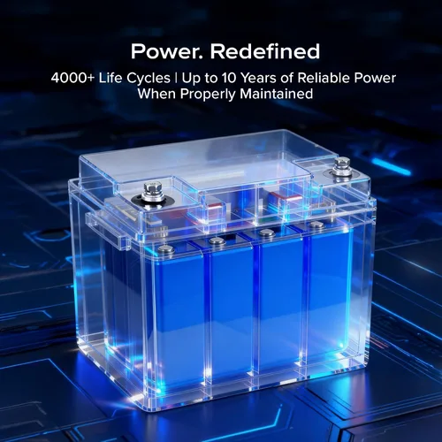 Miniatura 2 de Batería de litio LiFePO4 de 12 V, 50 Ah, recargable de ciclo profundo 2000-5000 ciclos de vida útil y 10 años de vida útil BMS incorporado