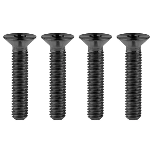 Miniatura 11 de Titanium Ti M5x10 12 15 20 0.984 in cabeza plana avellanada Tornillos hexagonales Tornillos de cabeza plana, paquete de 4 (M5x10mm, Negro)