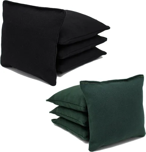 Miniatura 2 de Bolsas de cornhole con regulación ACA de Donkey Sports (personalizable) Juego de 8. Relleno de maíz. - Negro/Violeta