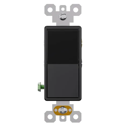 Miniatura 31 de AIDA Paquete de 1 interruptor de luz basculante Decora de 3 vías, interruptores de luz eléctricos con conexión a tierra automática de 15 amperios