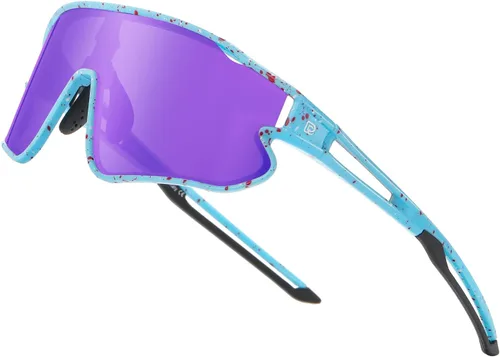 Miniatura 12 de DUCO Gafas de sol para niños y jóvenes, ligeras, con montura TR90, UV400, para béisbol, ciclismo, para niños y niñas, DK268