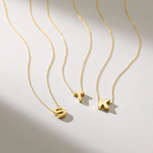 Miniatura 2 de Ross-Simons 14kt Yellow Gold Mini Initial Necklace