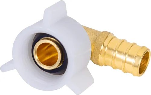Miniatura 8 de PEX - Codo giratorio roscado hembra de 1/2 x 1/2 pulgada NPT NPSM, accesorios Pex de 1/2 pulgada 90 grados, adaptador hembra giratorio de 1/2