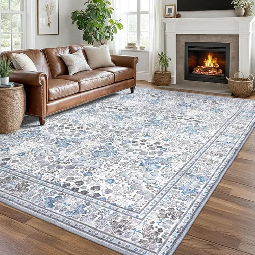 Miniatura 14 de SIILOOM Alfombra antideslizante de pasillo moderna de 2 x 5, súper suave, para pasillos, decoración para cocina, alfombras para pasillos sin 2-Verde