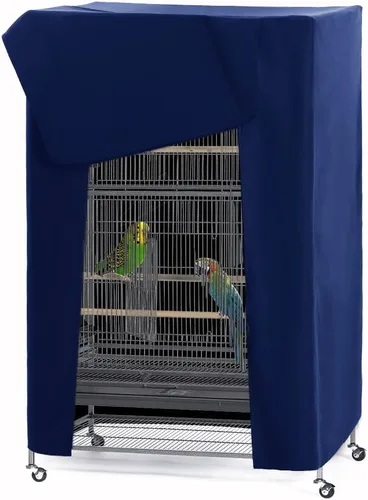 Miniatura 9 de PONY DANCE Pets Product - Funda universal para jaula de pájaros, opaca y transpirable, para buenas noches de mascotas, grande, negro, 31 pulgadas