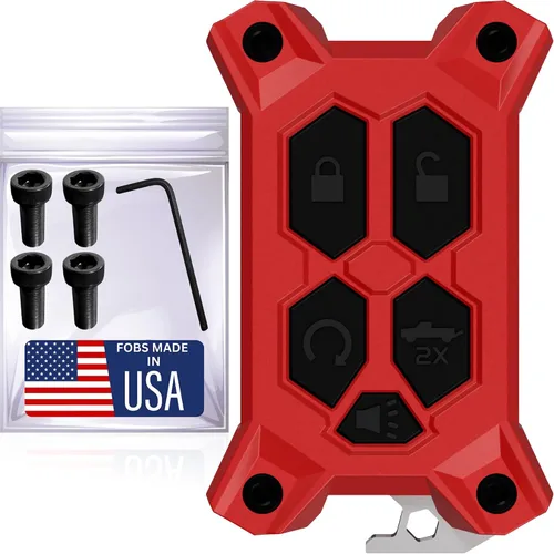 Miniatura 13 de Funda para llavero Chevy – para funda de llavero GMC – Accesorios Silverado Sierra – Abrebotellas integrado – Compatible con guía de ajuste