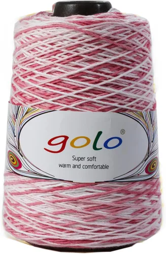 Miniatura 15 de golo Hilo de cono de lana para tejer 8.8oz 400yd 100% hilo de lana para tejer a mano 401-Blanco