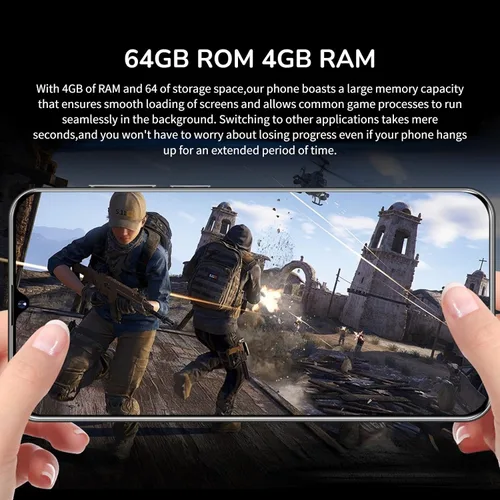 Miniatura 5 de Yoidesu Teléfono celular desbloqueado 3G, 6.52 pulgadas, 64 GB, ROM, 4 GB, Dual SIM desbloqueado de fábrica, teléfono inteligente Android 12