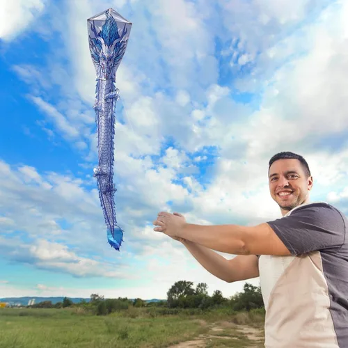Miniatura 2 de Cometas para niños y adultos, fáciles de volar para la playa, juego de cometas de una sola línea para principiantes
