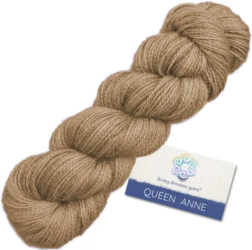 Miniatura 17 de Living Dreams Queen Anne LACE - Ovillo de lana 100% suave y lujosamente suave, color azul