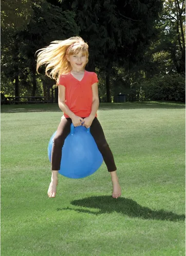 Miniatura 4 de Toysmith Playground Classics, Hoppy Ball, pelota de rebote de 18 pulgadas, para niños y niñas a partir de 3 años, azul