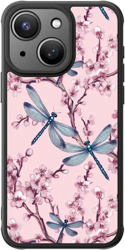 Miniatura 98 de FUNMIKO Funda para iPhone 16 Plus, carga inalámbrica y protección de grado militar, diseño floral moderno para mujeres y niñas, funda antideslizante