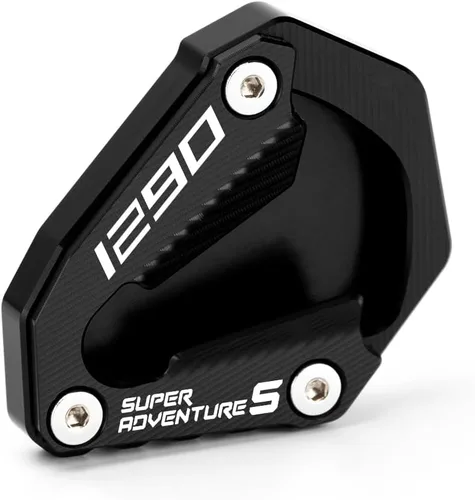 Placa de extensión para soporte lateral de motocicleta compatible con 1290 Super Adventure S 2021 2022 2023 2024 | Soporte para almohadilla de pie
