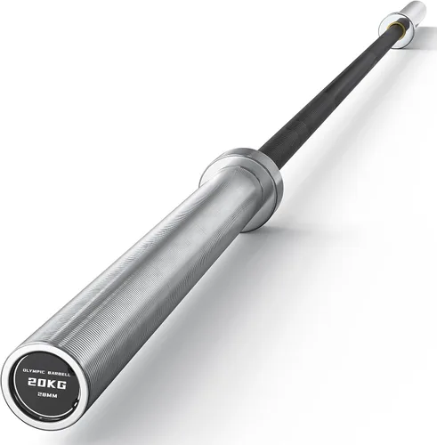 Miniatura 11 de PAPABABE 7FT Olympic Barbell 45 lb Barbell 2 INCH 1000lbs/1500lbs Capacity Olympic Bar with Moderate Knurling For Squats Curls Deadlifts